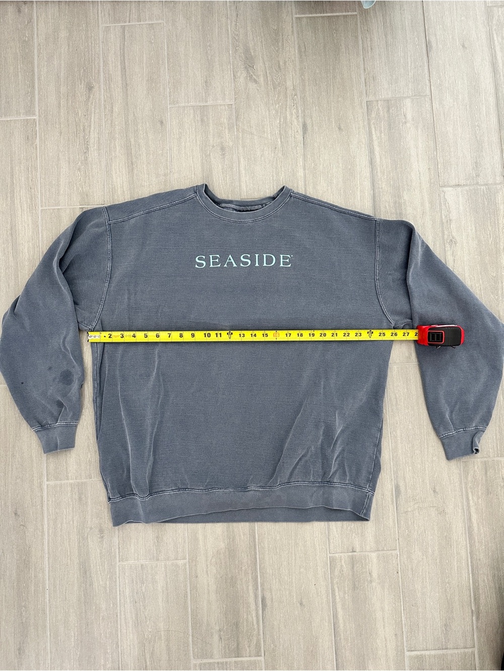 Comfort Colors Seaside Yacht Club Crewneck Sweatshirt Gray Blue Size 2XL - Picture 8 of 9